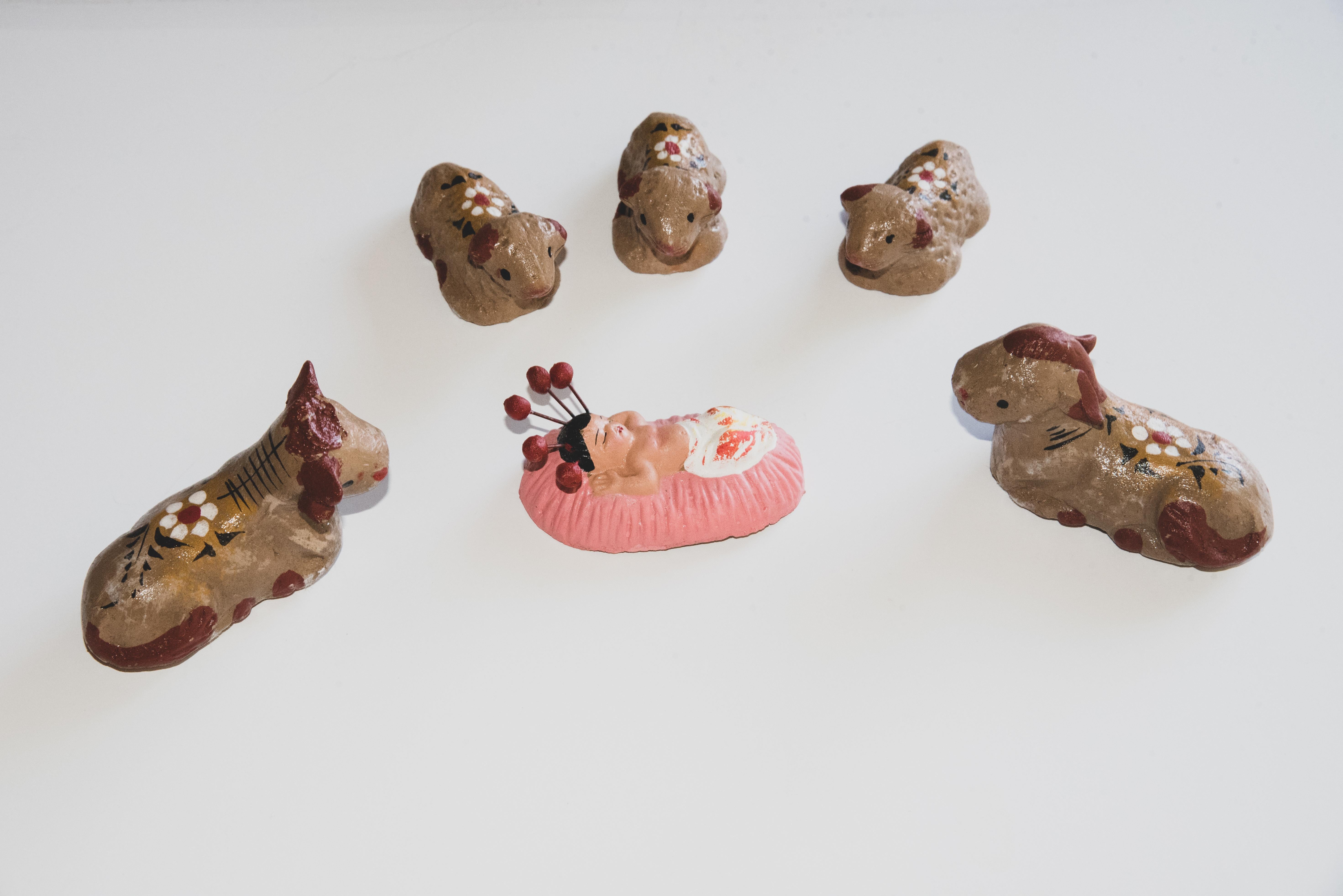 Mexican Artisanal Clay Nativity Set Folk Art Christmas Decoration Pottery 1