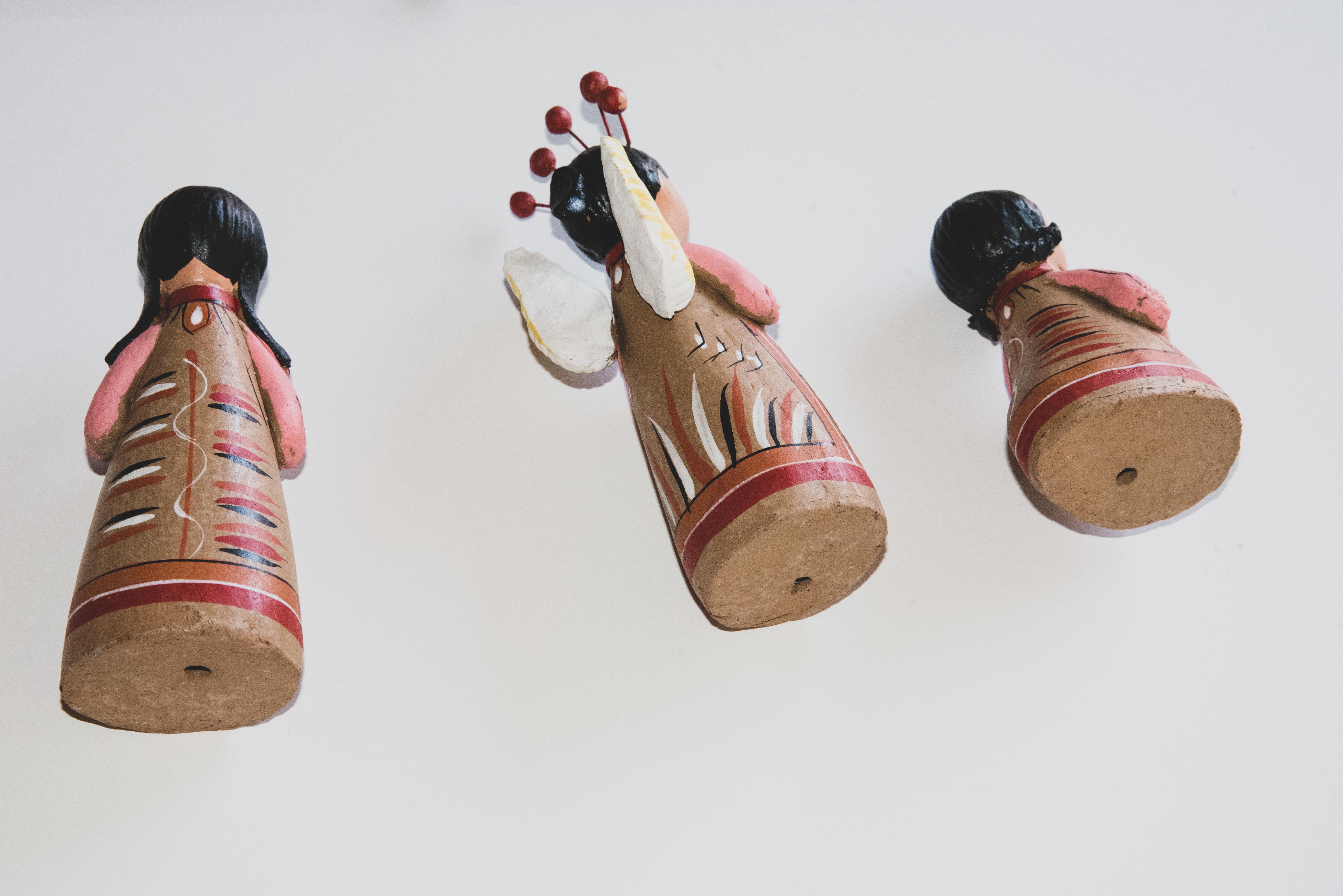 Mexican Artisanal Clay Nativity Set Folk Art Christmas Decoration Pottery In Excellent Condition In Queretaro, Queretaro