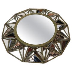Mexican Artisanal Sunburst Mirror