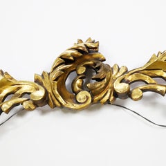 Mexican Baroque Mirror Frame, Handmade in wood, Gold Leaf, Early 19th Century