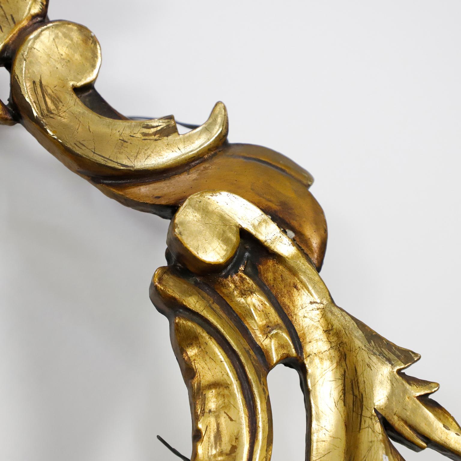 specchio con cornice barocca