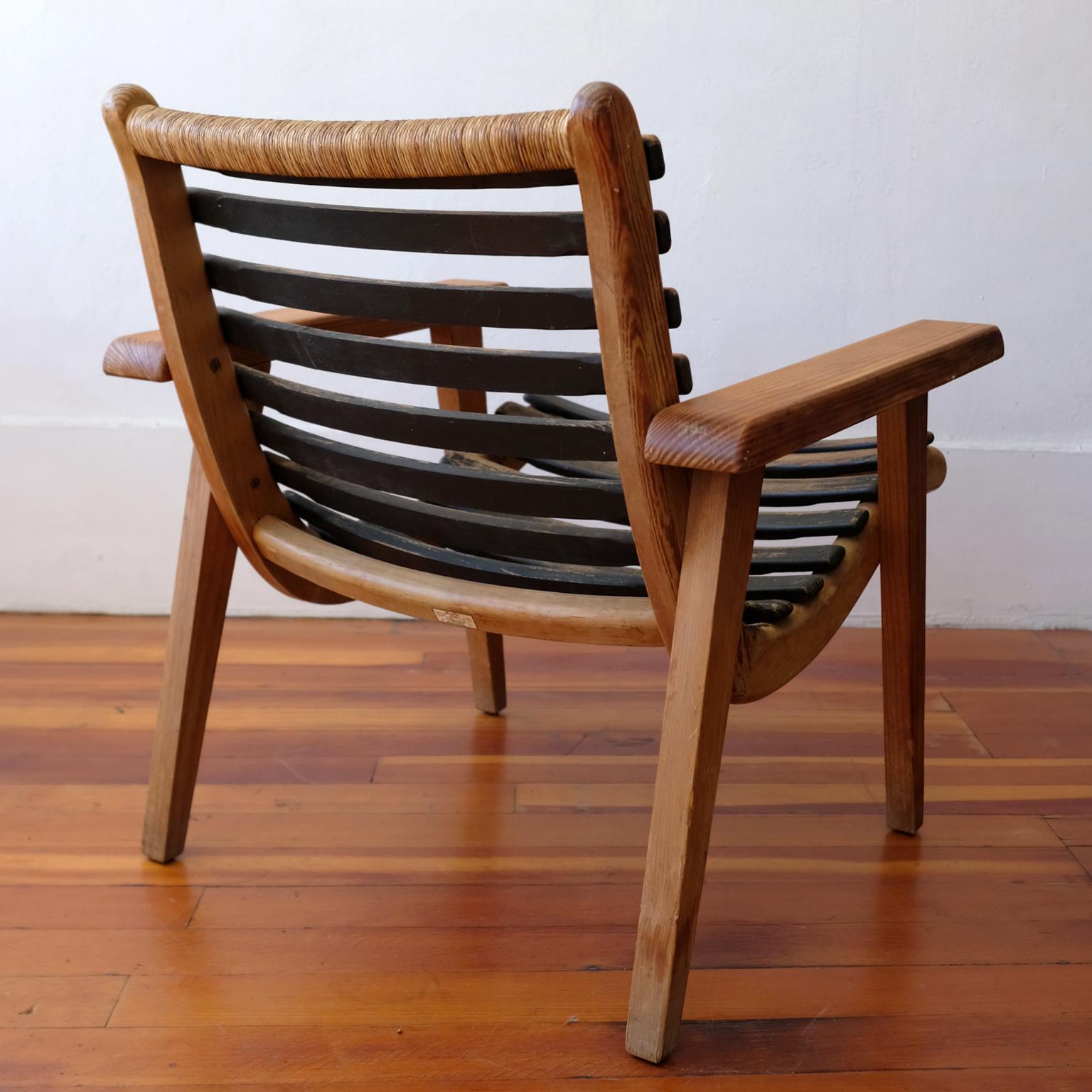 Mid-20th Century Mexican Bauhaus Chair by Michael van Beuren for Domus