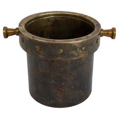 Mexican Brass Wine Cooler/Ice Bucket