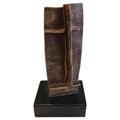 Mexican Bronze Abstract Sculpture