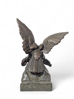 Mexican Bronze Eagle — 19th Century