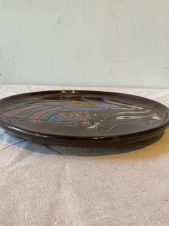 Plato de cerámica mexicana Gato de Mara