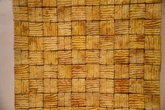 Céramique mexicaine Jaune Tenture murale 2016 Décoration argileuse Puzzle Maze Impressions