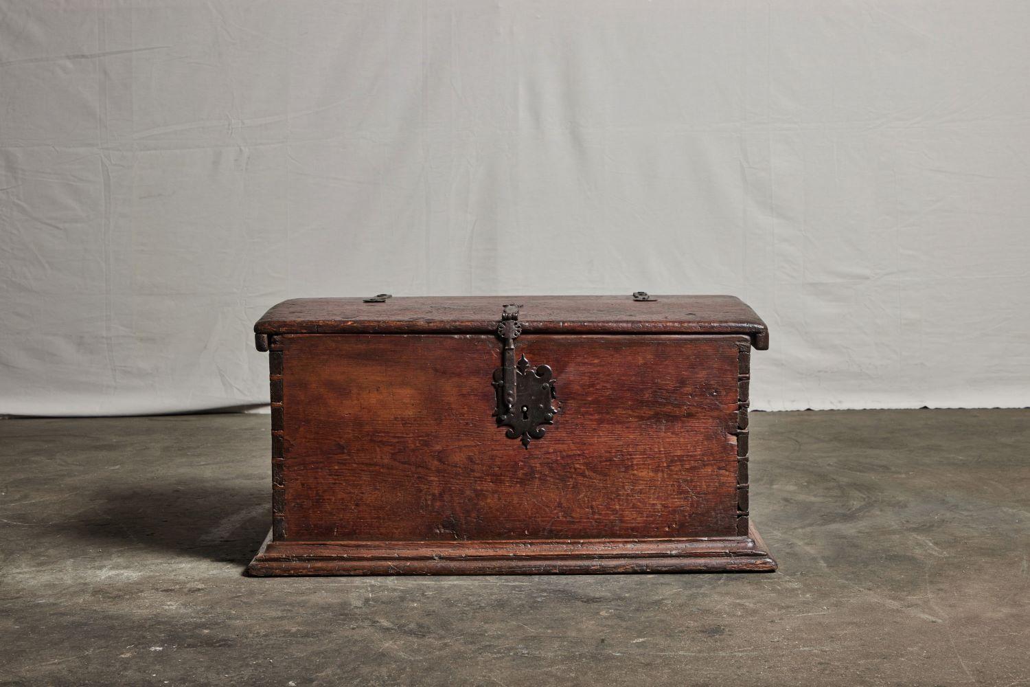 Mexican chest with key.