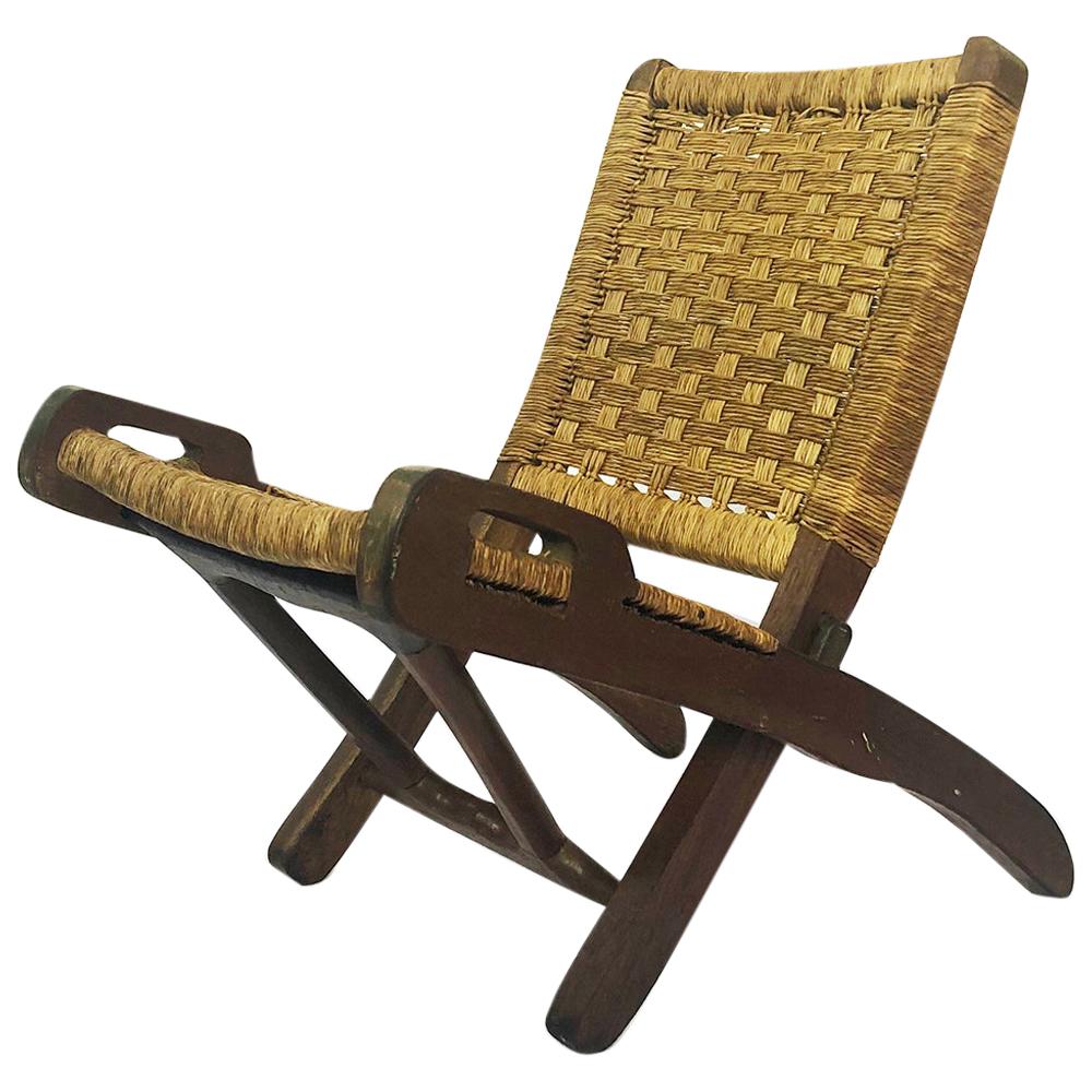 Mexican Children Folding Chair by Muebles Toluca For Sale