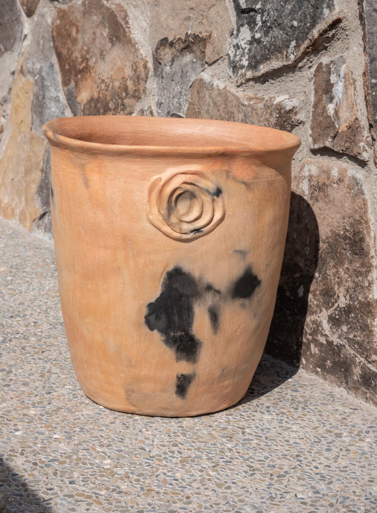 Mexican Clay Pot Folk Art Oaxaca Handmade Ceramic Planter ...