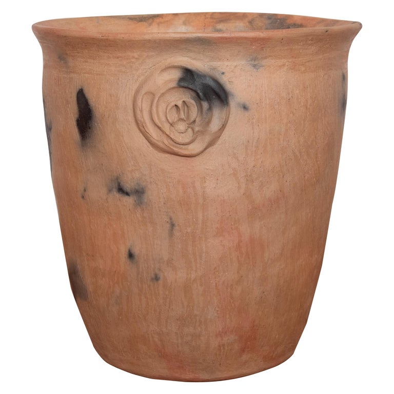 Mexican Clay Pot Folk Art Oaxaca Handmade Ceramic Planter
