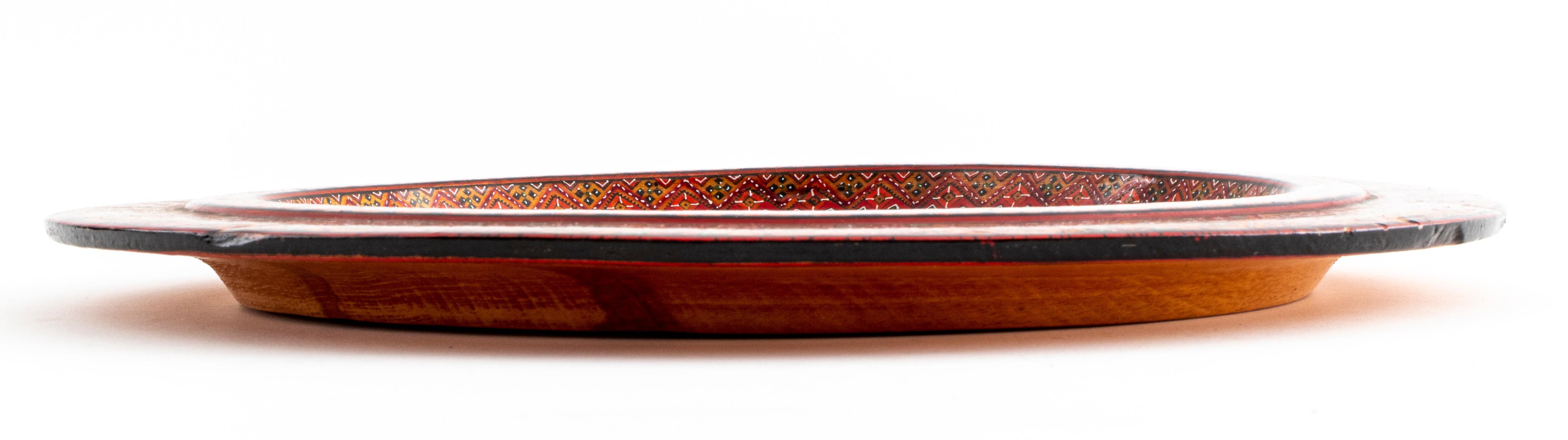 Mexican Codex Inspired Wooden Tray  1