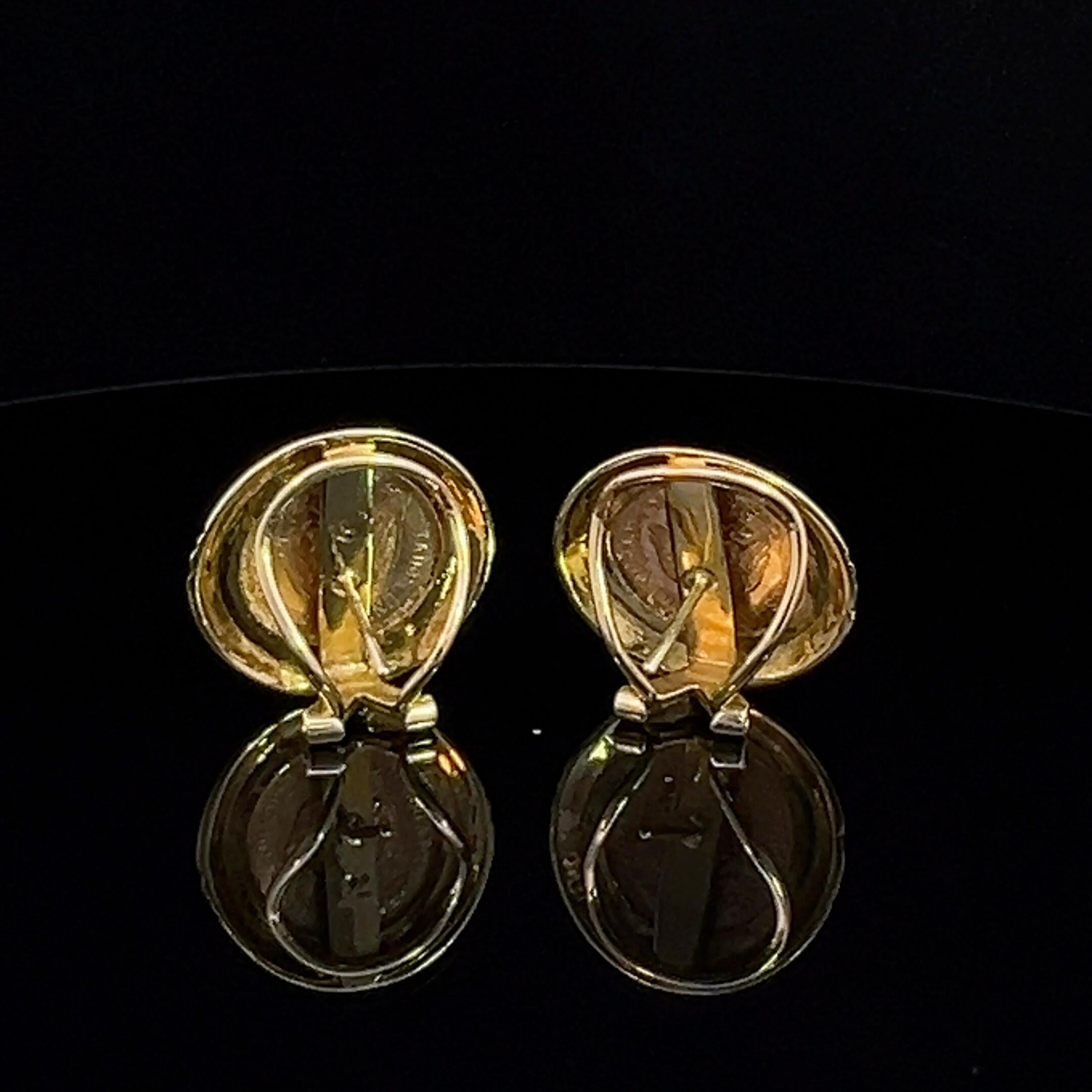 Modern Mexican Coin, Dos Pesos 1945 Earrings Circa 1950s