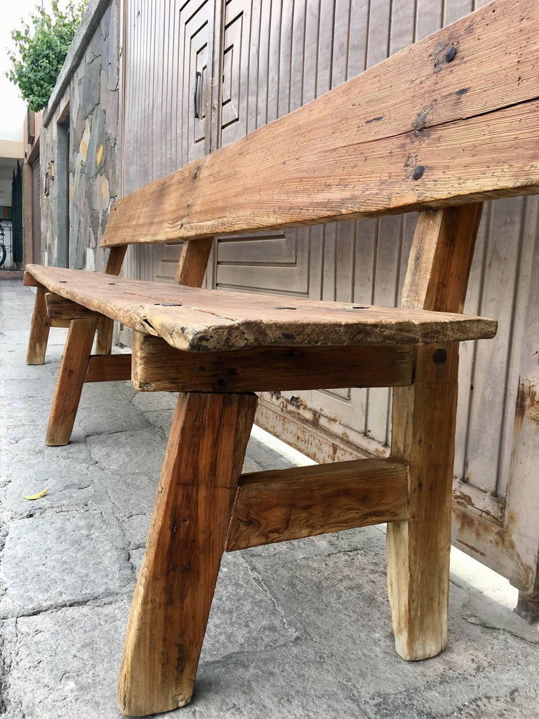 Mexican Colonial Bench at 1stDibs