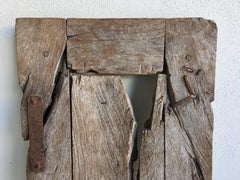 Mexican Colonial Window with Original Hardware and Lock Mechanism