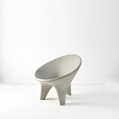Mexican Contemporary Design One Piece Concrete Chair