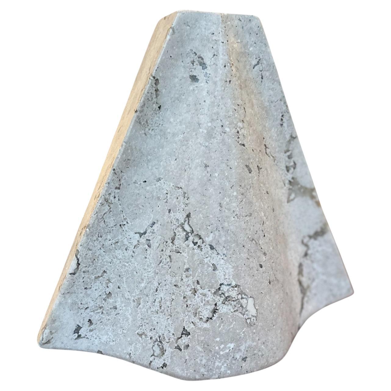 Mexican Contemporary "Santísima" Flower Vase, Marble, Taller Maya, 2024