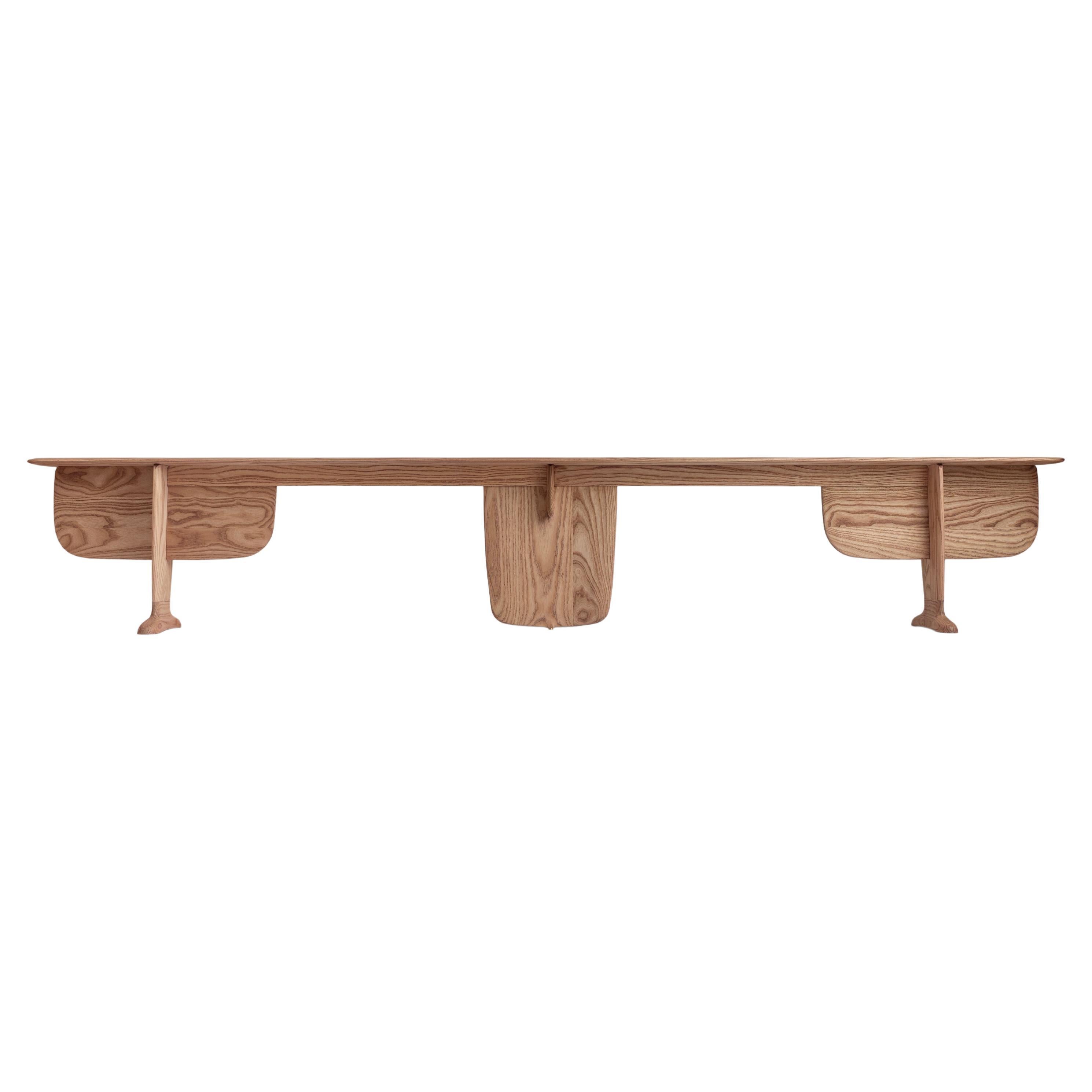 Mexican design benches, Contemporary, ash wood " A Little rest" by Carsten L.