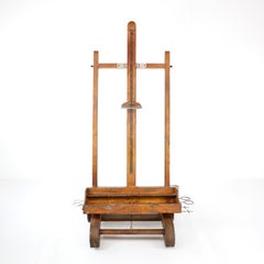 Mexican Early 1940 Wood Adjustable Artist Easel