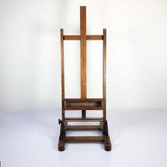 Mexican Early 1950 Wood Adjustable Artist Easel