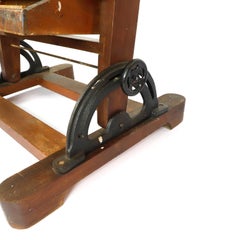 Mexican Early 1950 Wood Adjustable Artist Easel