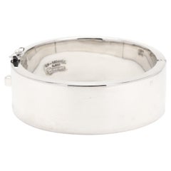 mexikanischer Escorcia-Armreif mit Scharnier, Sterlingsilber