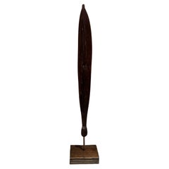 Mexican Exotic Ironwood Carved Modern Sculpture Palo Fiero Wood