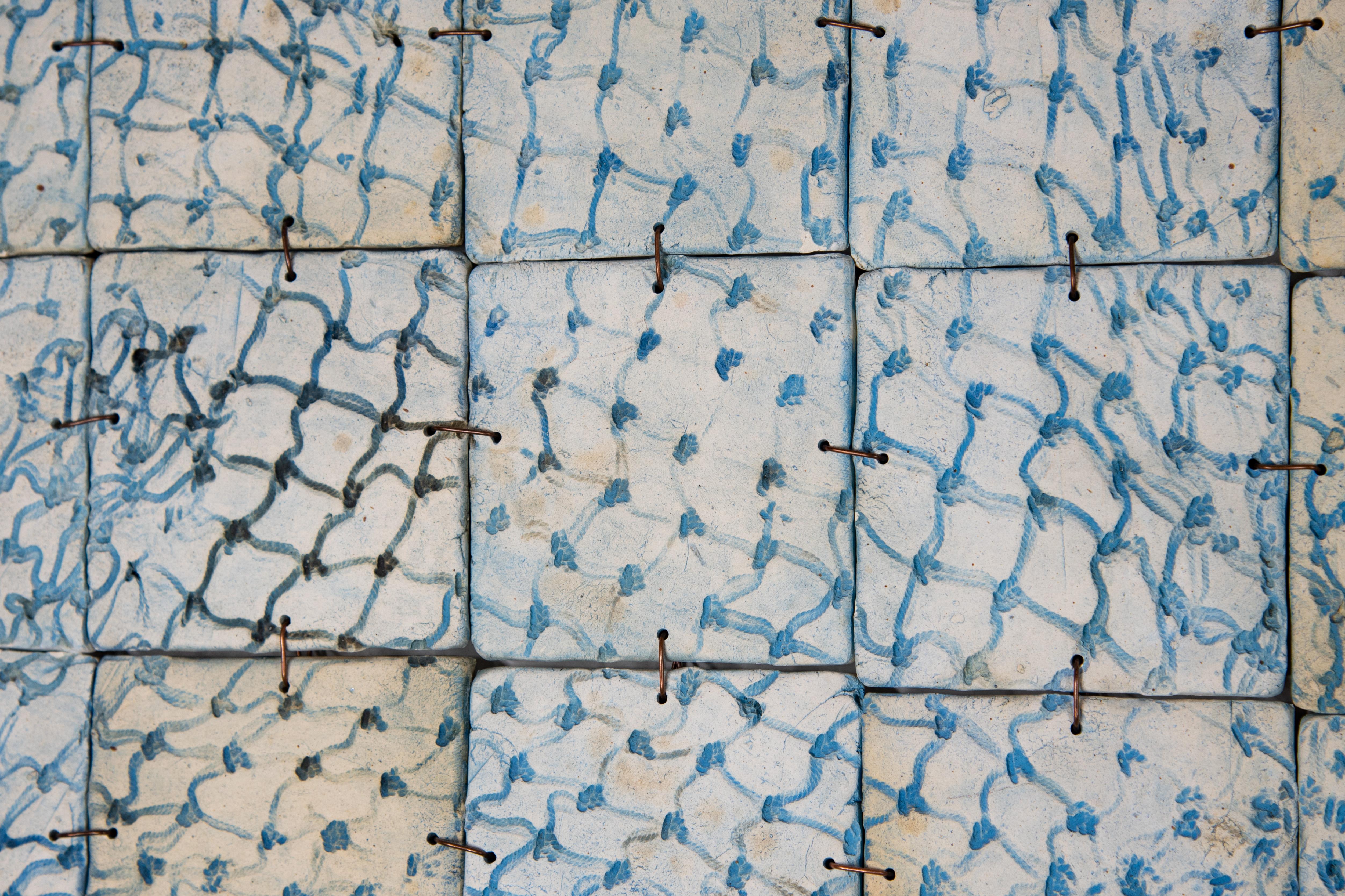 Mexikanische Fischboote Wand Hänge-Dekoration Puzzle-Ton Organische Rustikale im Zustand „Neu“ im Angebot in Queretaro, Queretaro