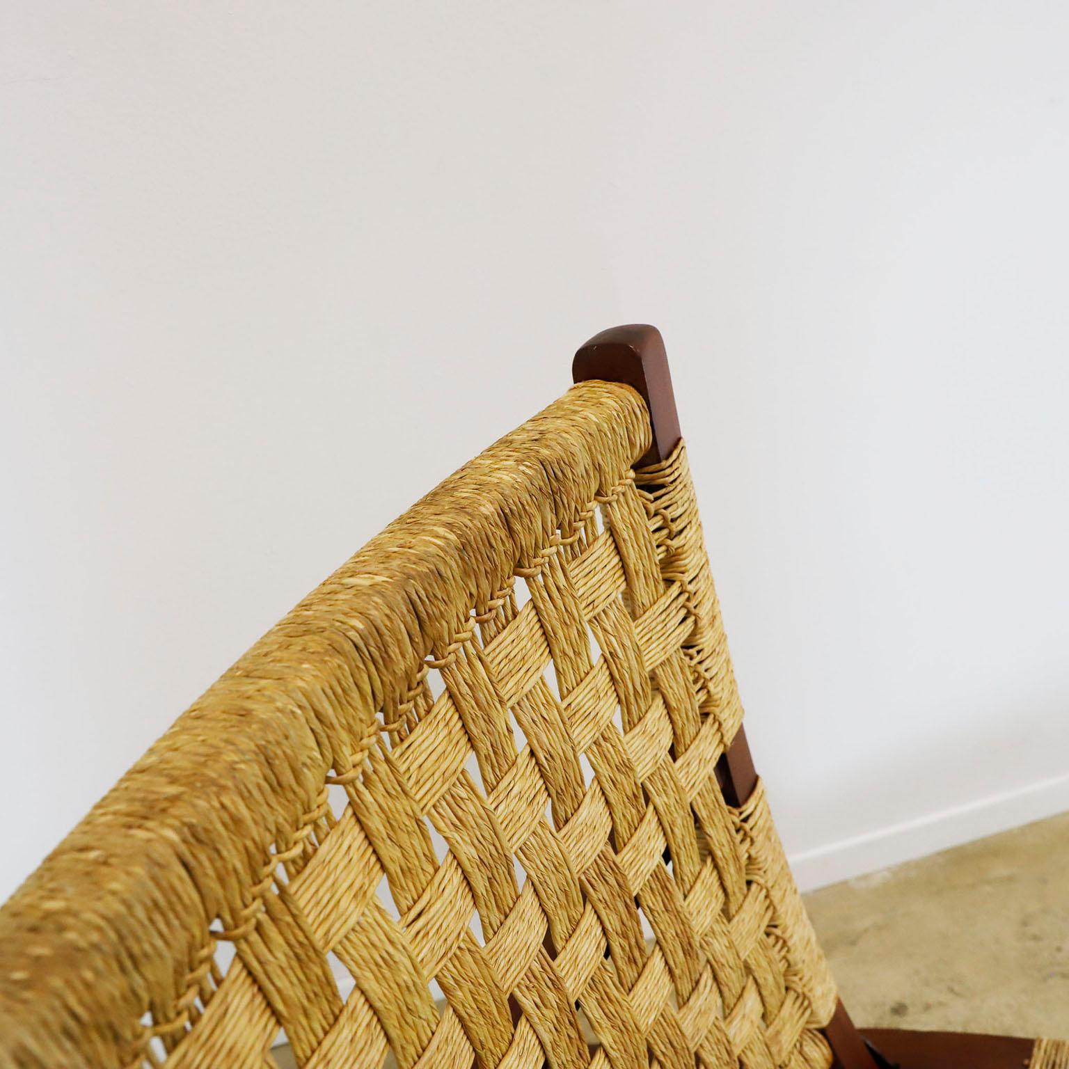 Mid-Century Modern Mexican Folding Chair by Muebles Toluca For Sale