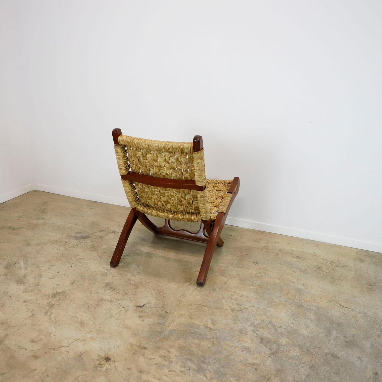 Mid-Century Modern Mexican Folding Chair by Muebles Toluca For Sale
