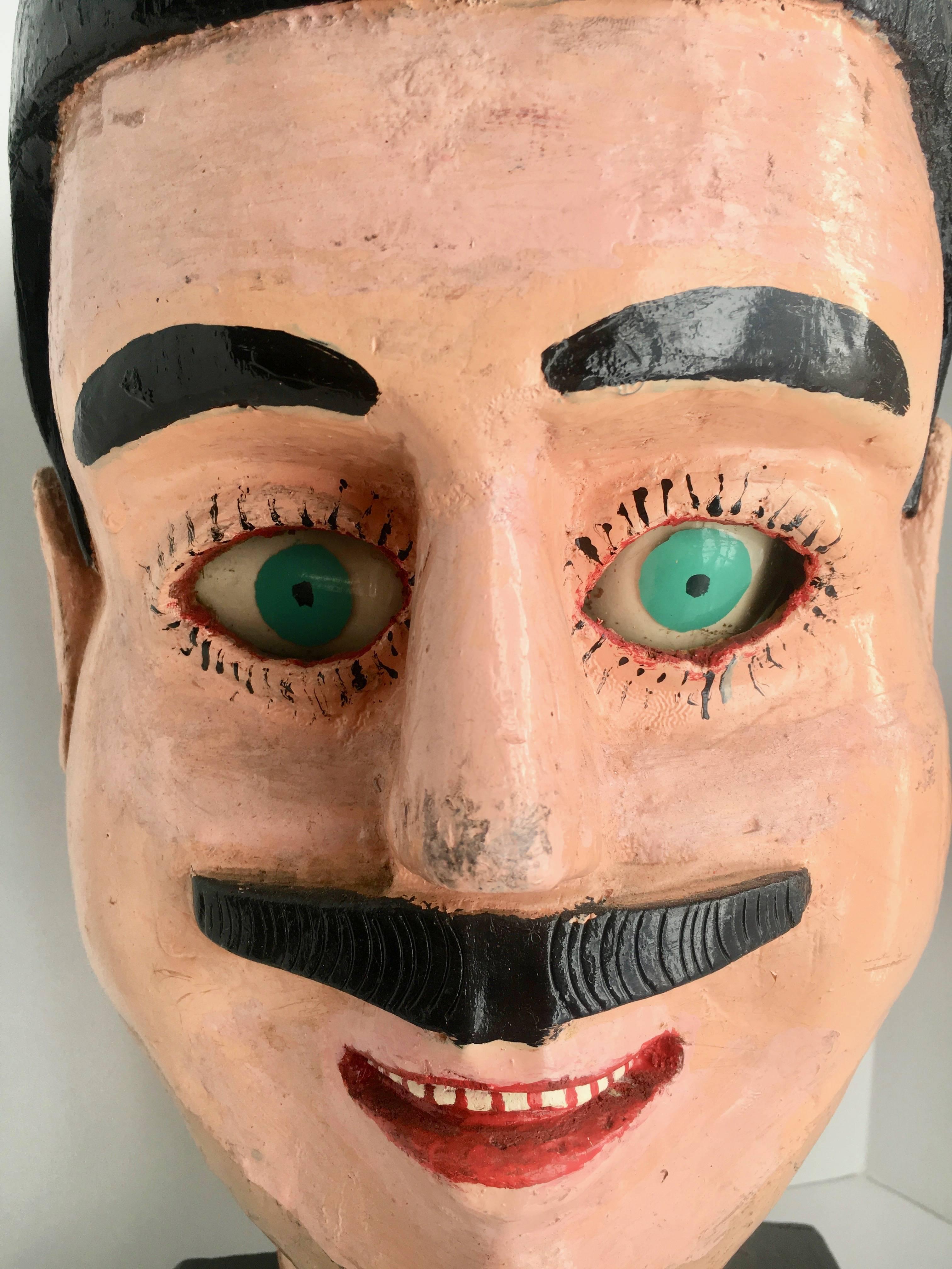 Mexican Folk Art Head Sculpture 2