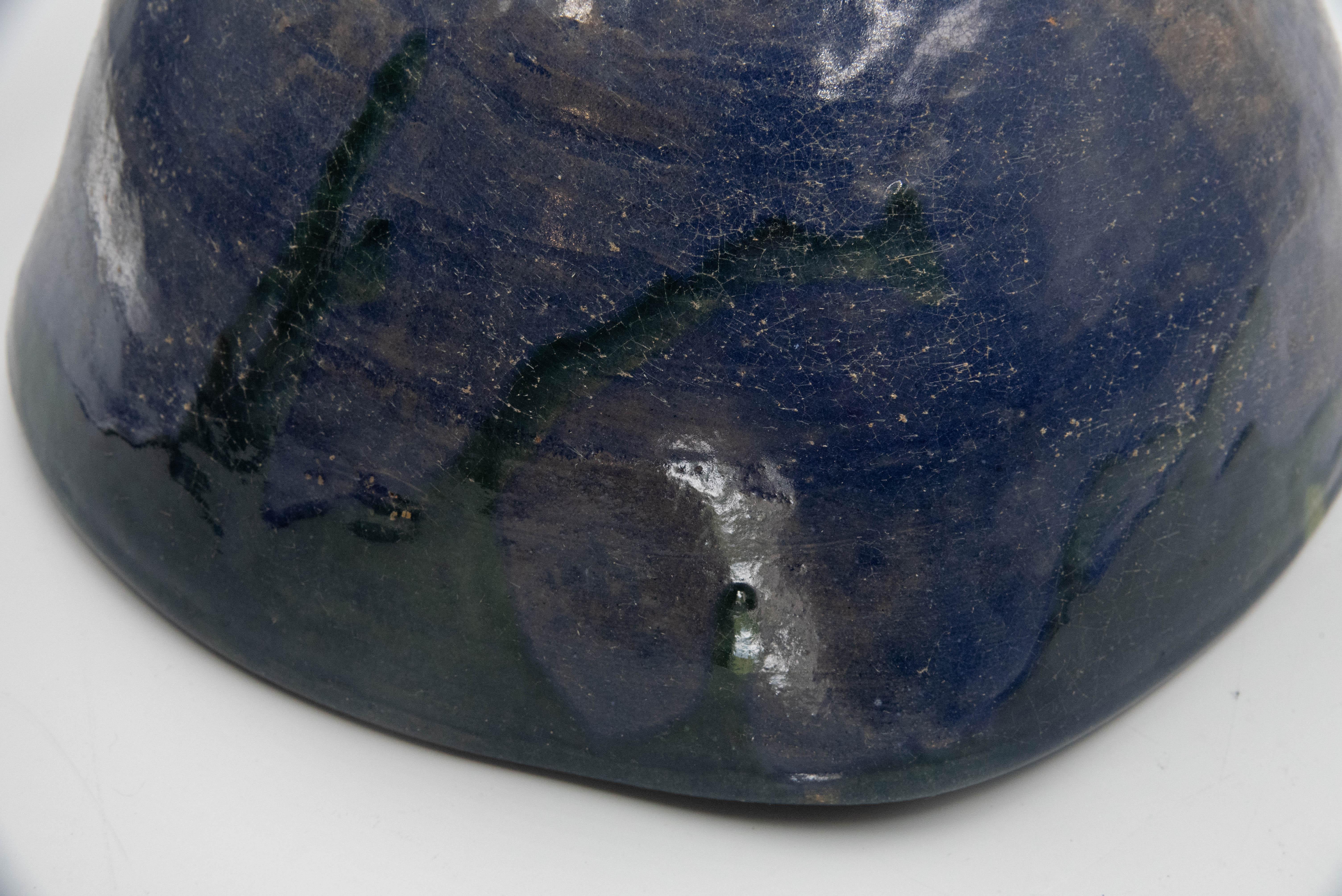 Fatto a mano Ciotola di frutta messicana in ceramica senza piombo Greene & Greene & Greene contemporanei in vendita