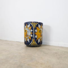 Mexican Glazed Ceramic Planter