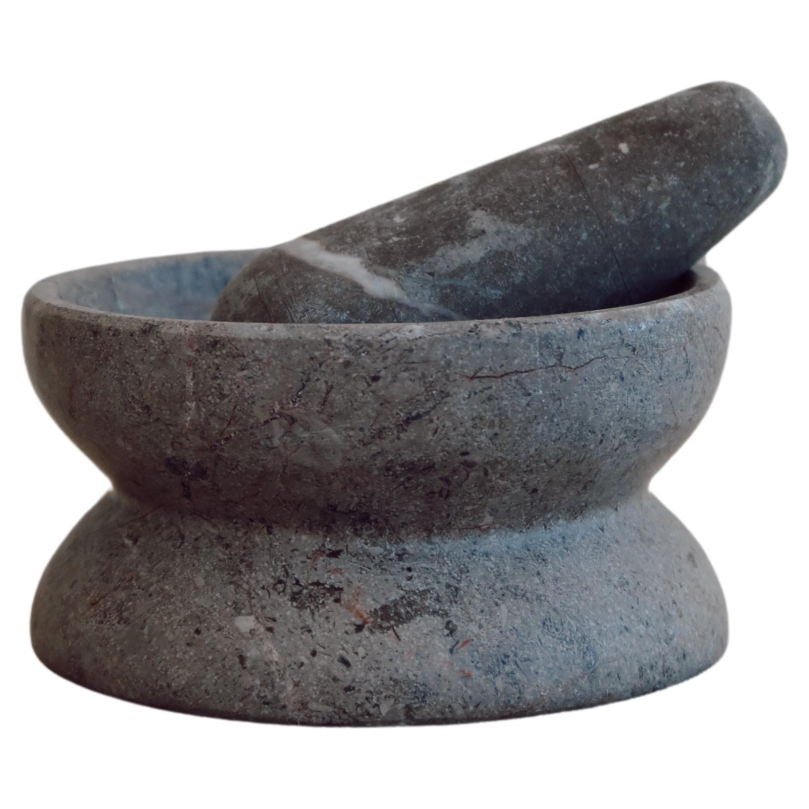 Mexican hand made molcajete for spices For Sale