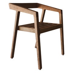 Fauteuil mexicain en bois de Tzalam fabriqué à la main, artisanat d'extérieur