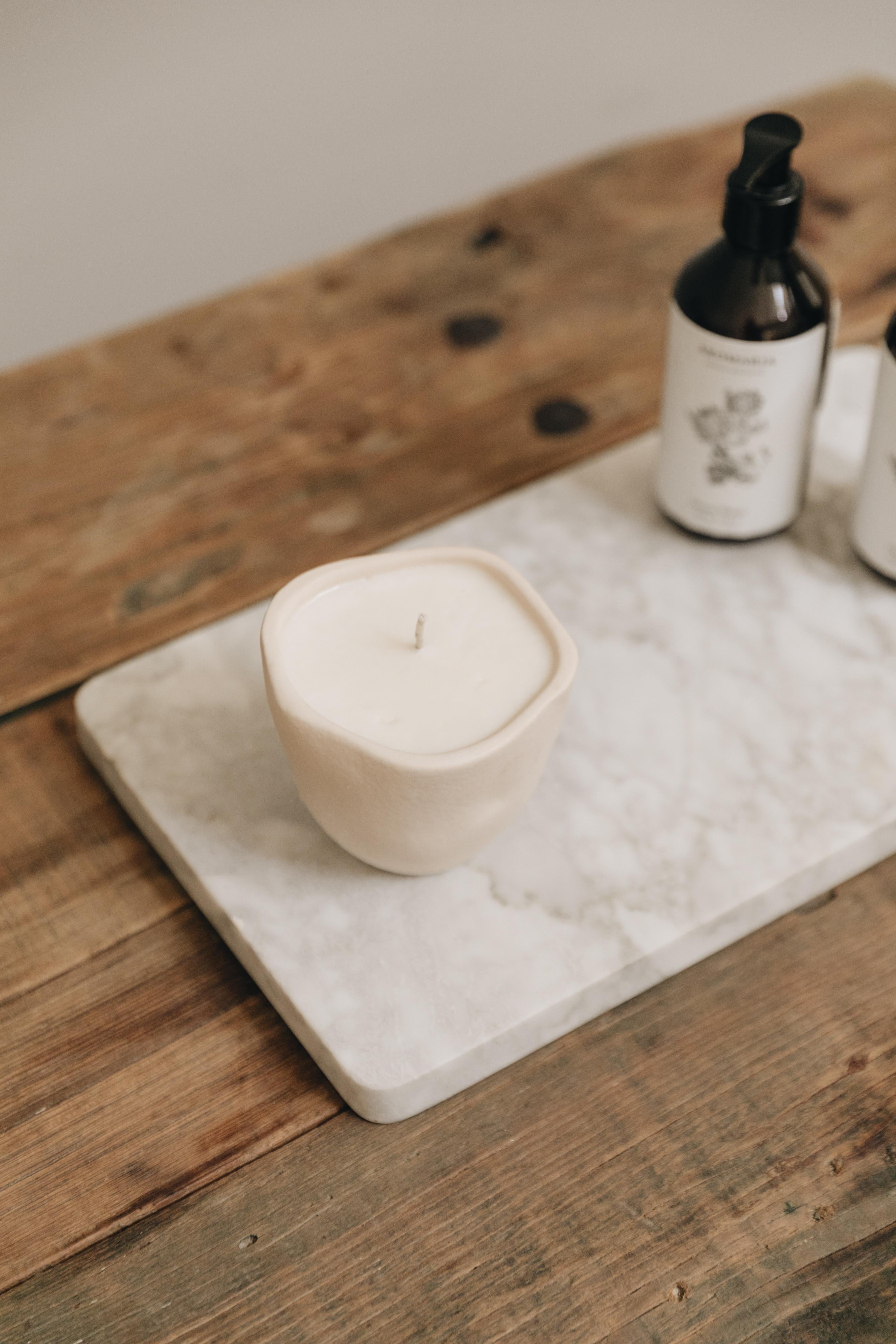 Mexican Handmade Ceramic Soy Wax Candle For Sale 6