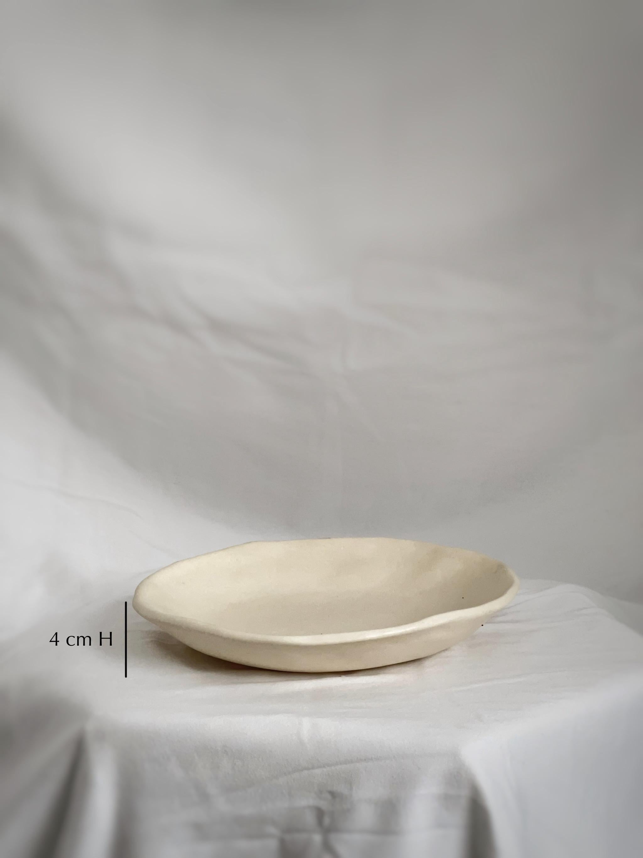 
Crafted in the heart of Tlaquepaque, Jalisco, this exquisite set of three ceramic plates stands as a testament to authenticity and artisanal mastery. Available in elegant shades of natural white, serene green, and bold black, each plate in the