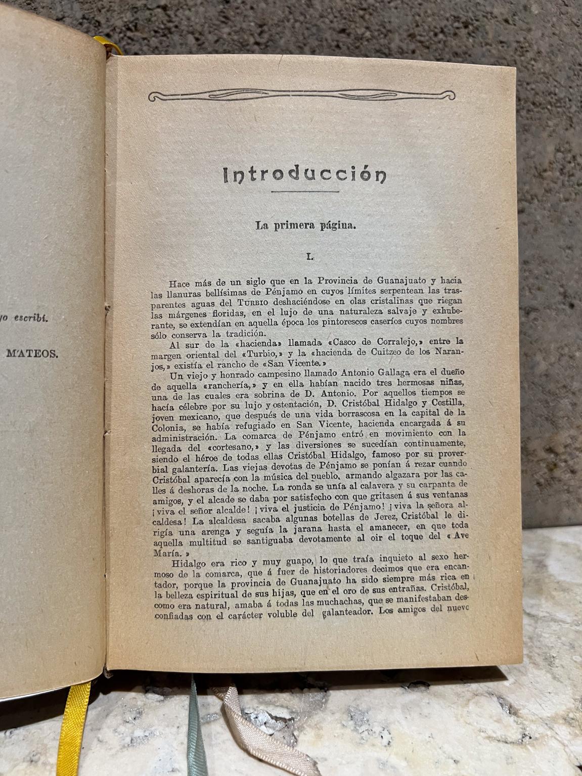 Messicano Libro storico messicano Juan A. Mateos Sacerdote e leader Sacerdote e caudillo in vendita