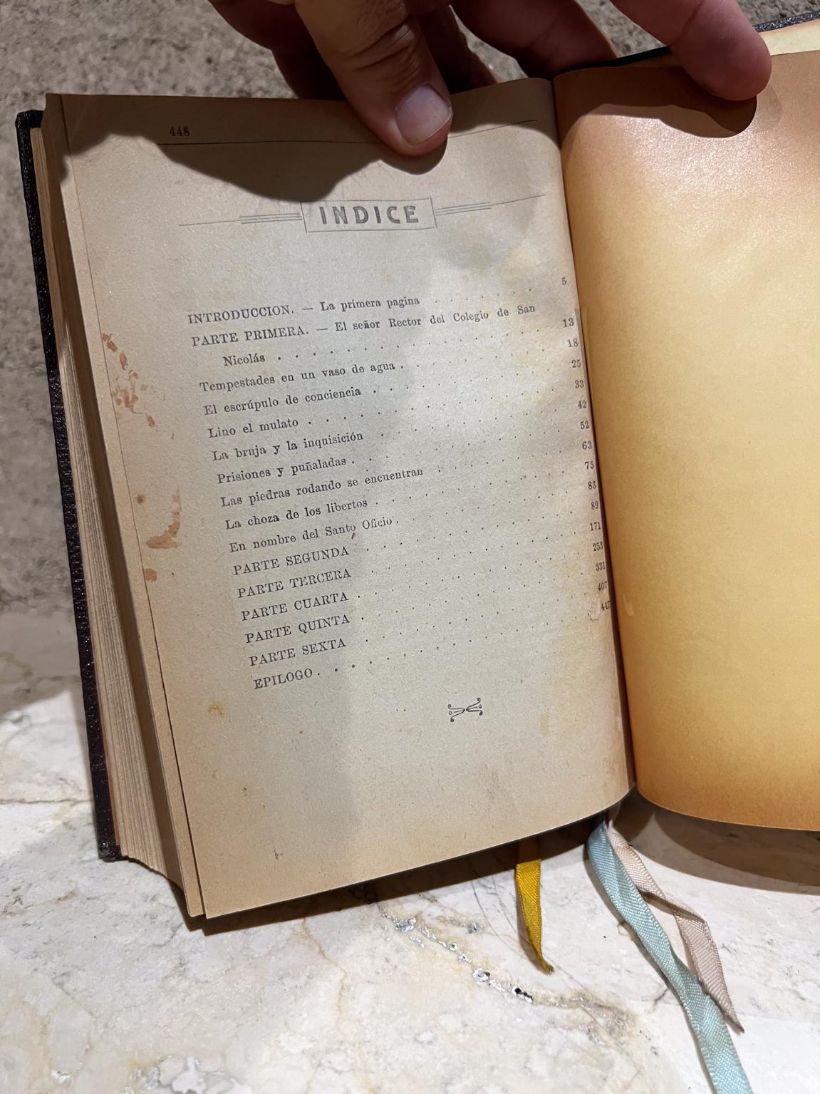 Libro storico messicano Juan A. Mateos Sacerdote e leader Sacerdote e caudillo In condizioni buone in vendita a Chula Vista, CA