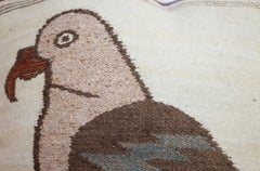 Mexican Indian Weaving Bird Pillow