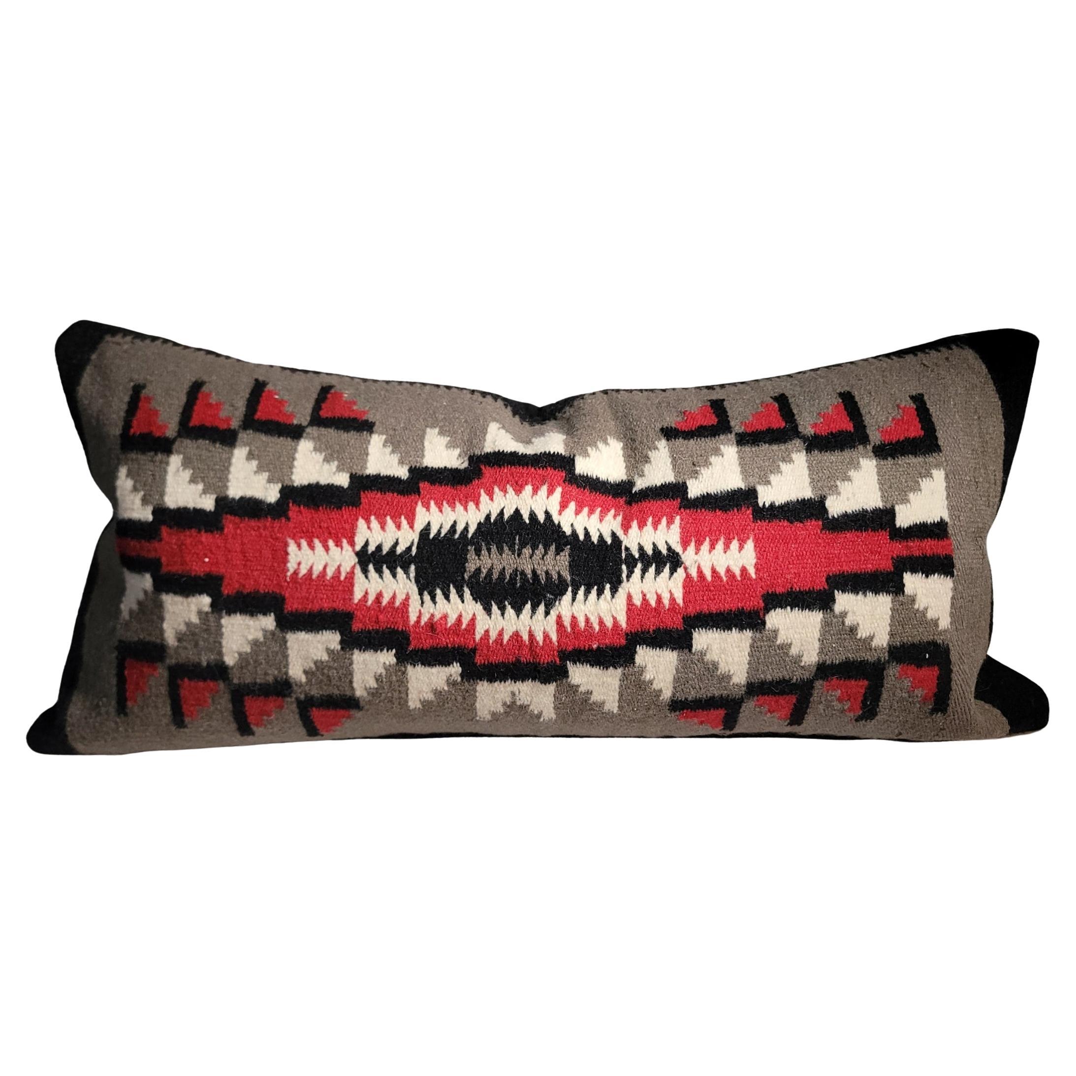 Mexican Indian Weaving Bolster Pillow