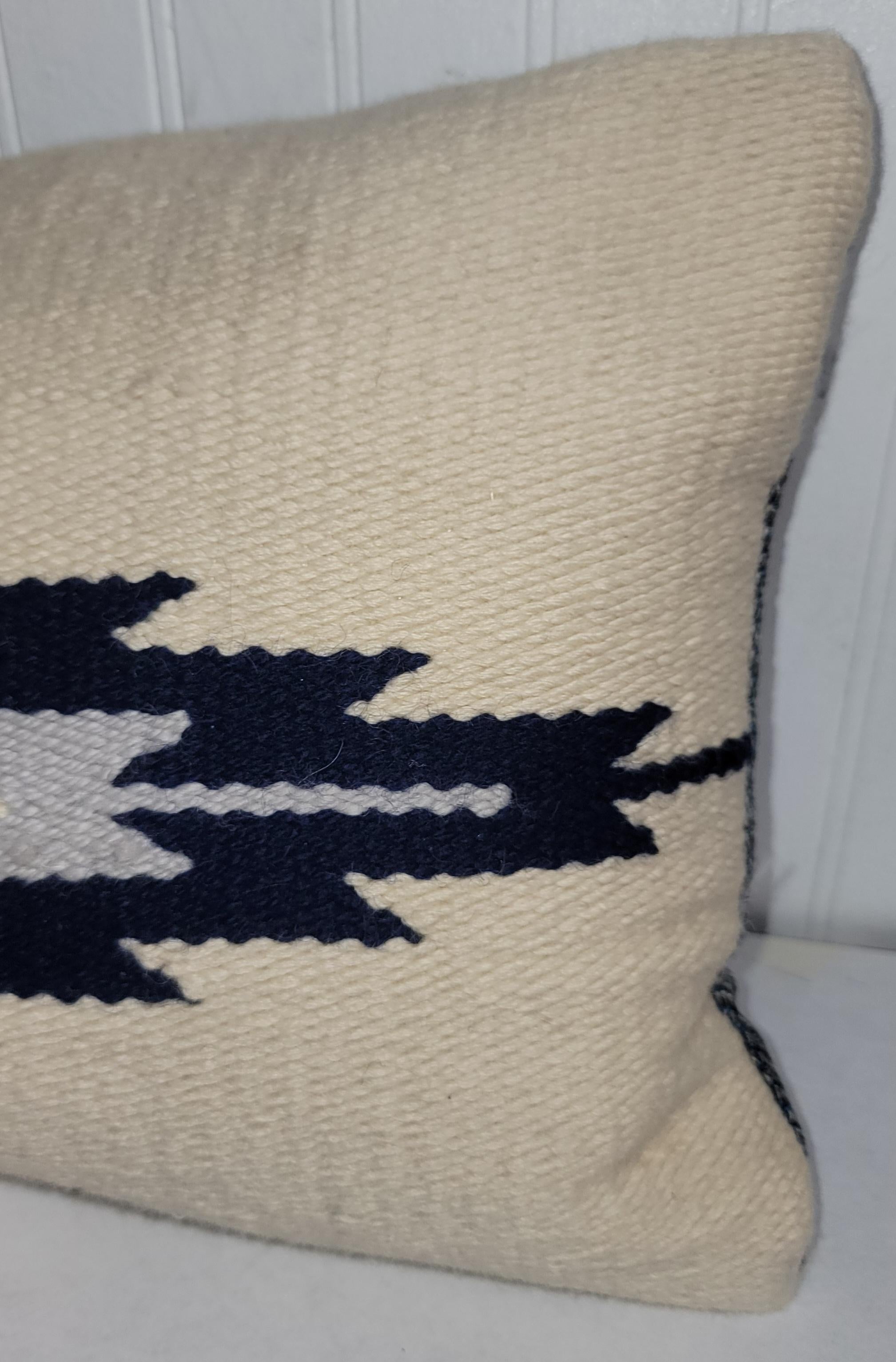 Tejido Mexican Indian Ojo Deslumbrante Bolster Adirondack en venta