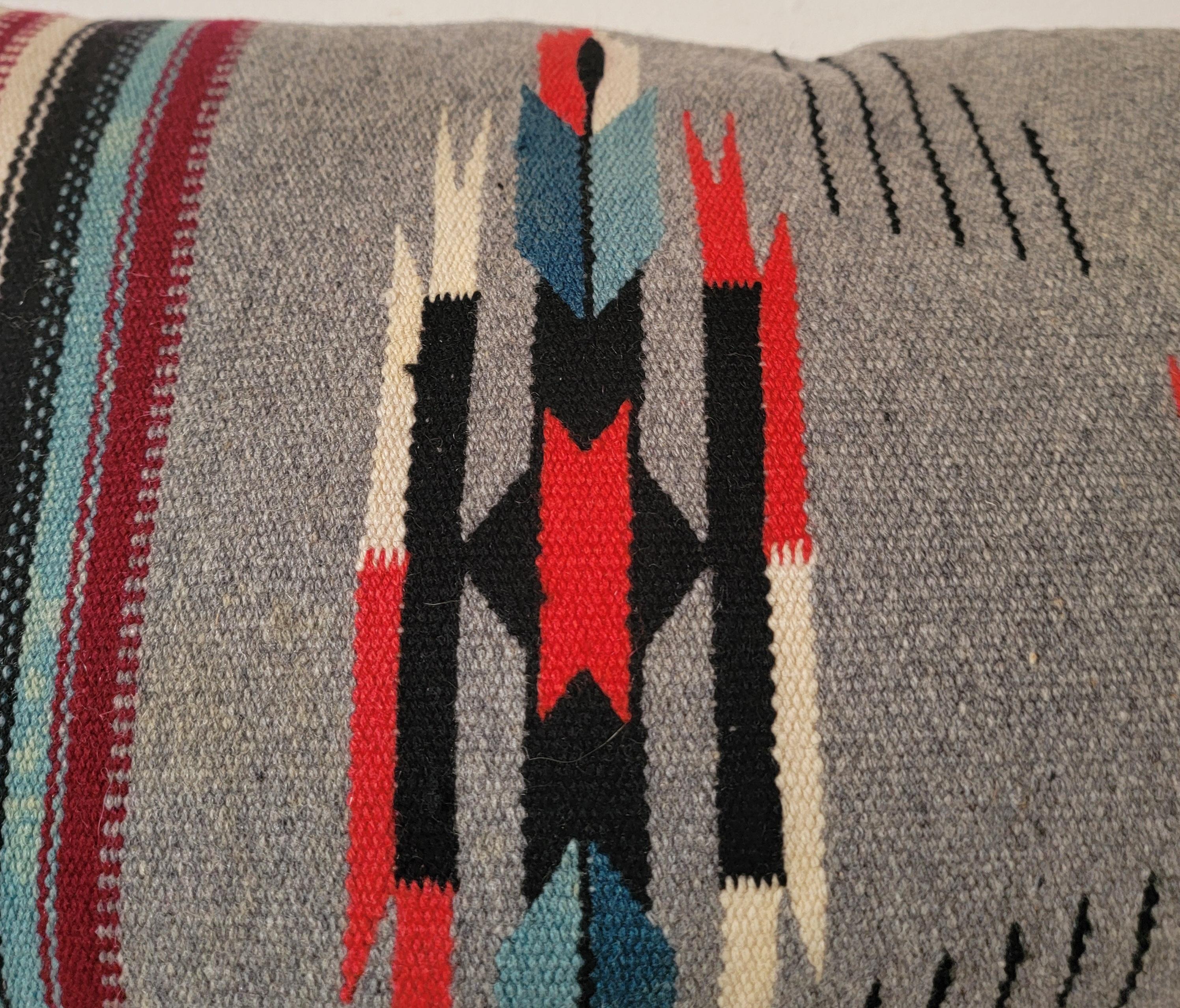 Stile Adirondack Cuscino con tessitura Mexican Indian in vendita