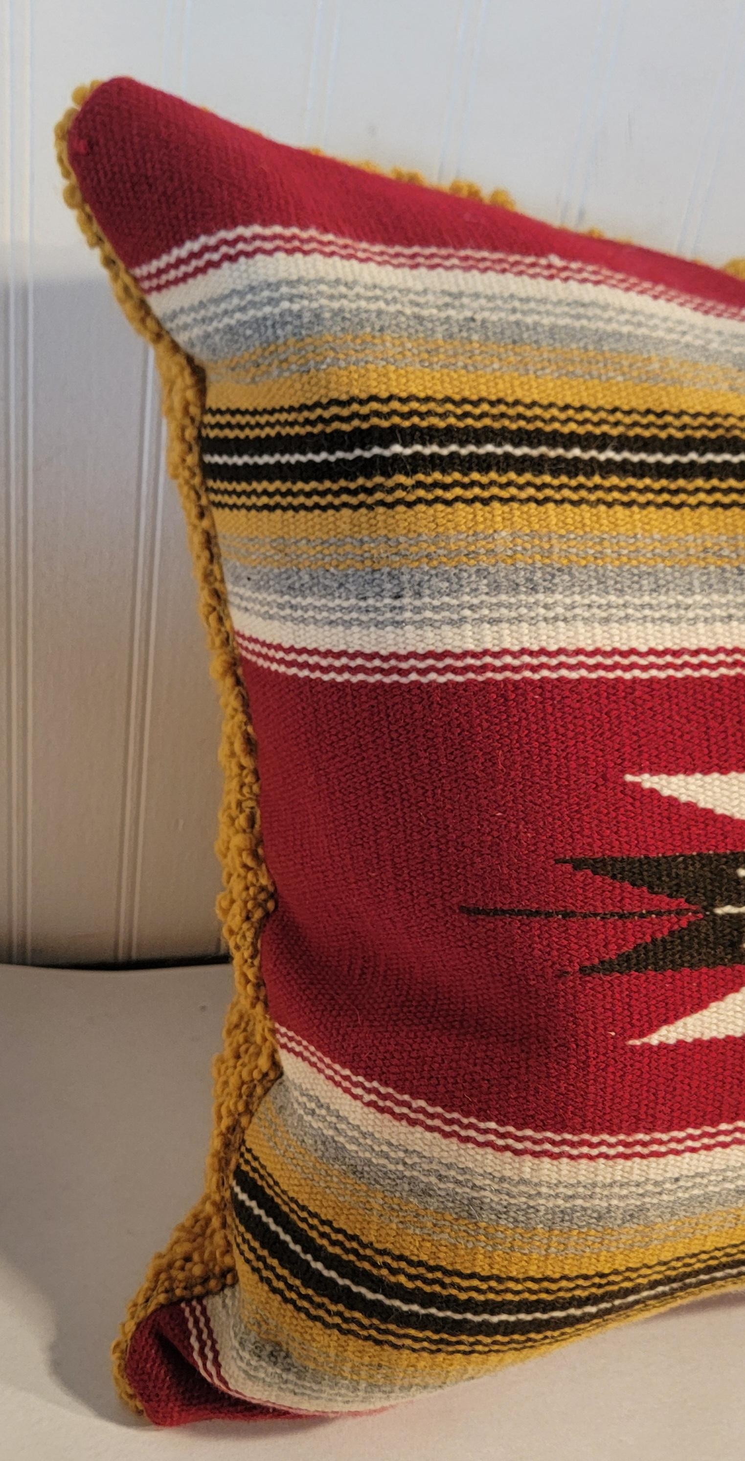 Arte popolare Cuscino con tessitura Mexican Indian in vendita