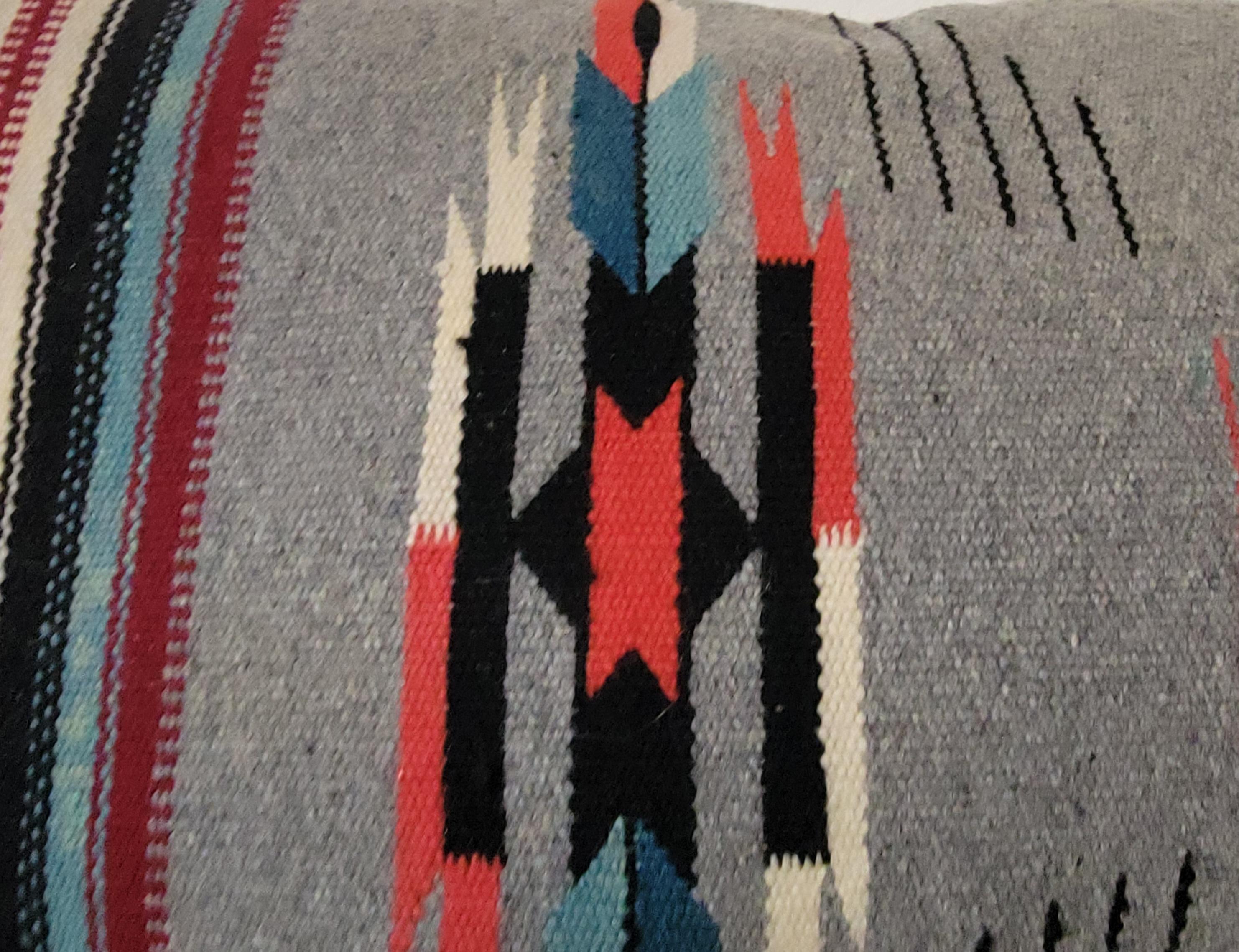 Messicano Cuscino con tessitura Mexican Indian in vendita