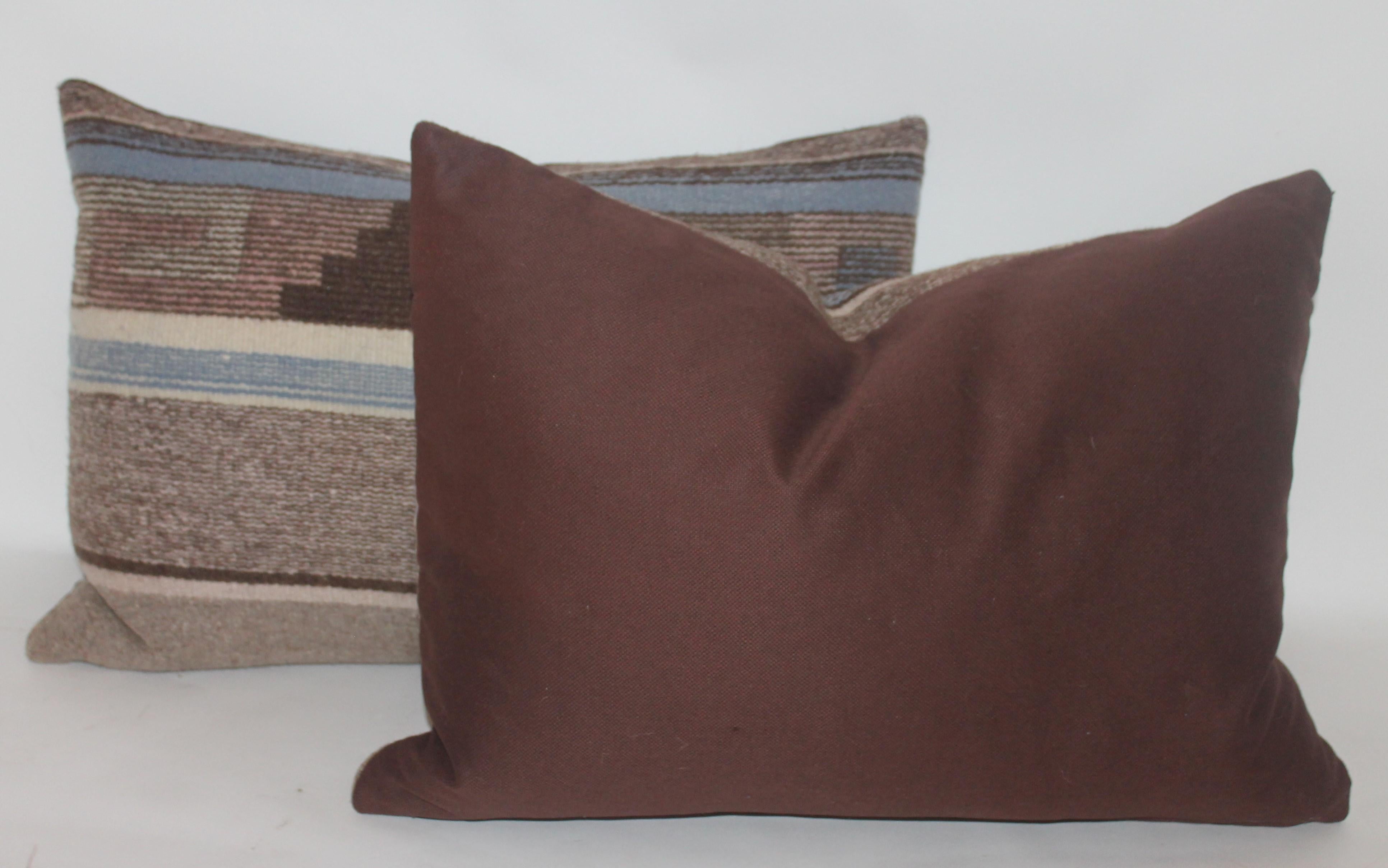 American Mexican Indian Weaving Pillows / 3 For Sale