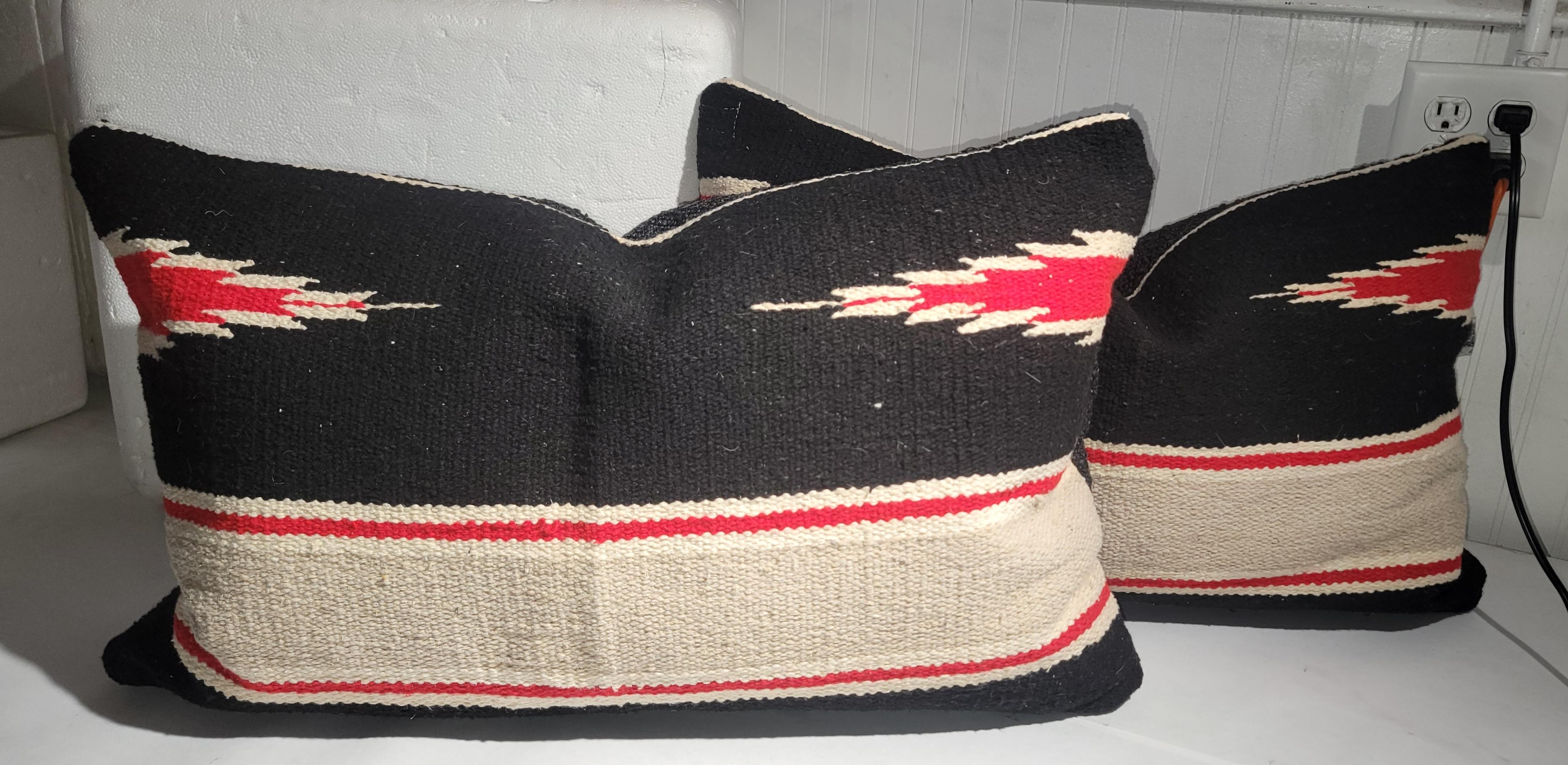 Stile Adirondack Cuscini di tessitura Mexican Indian in vendita