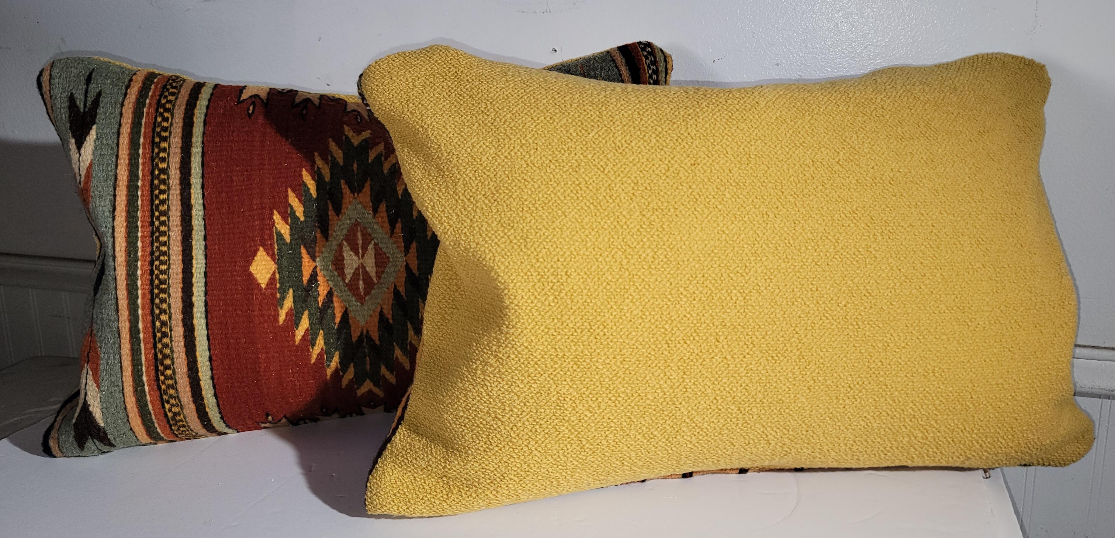 American Mexican Indian Weaving Pillows-Pair