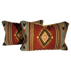 Mexican Indian Weaving Pillows-Pair