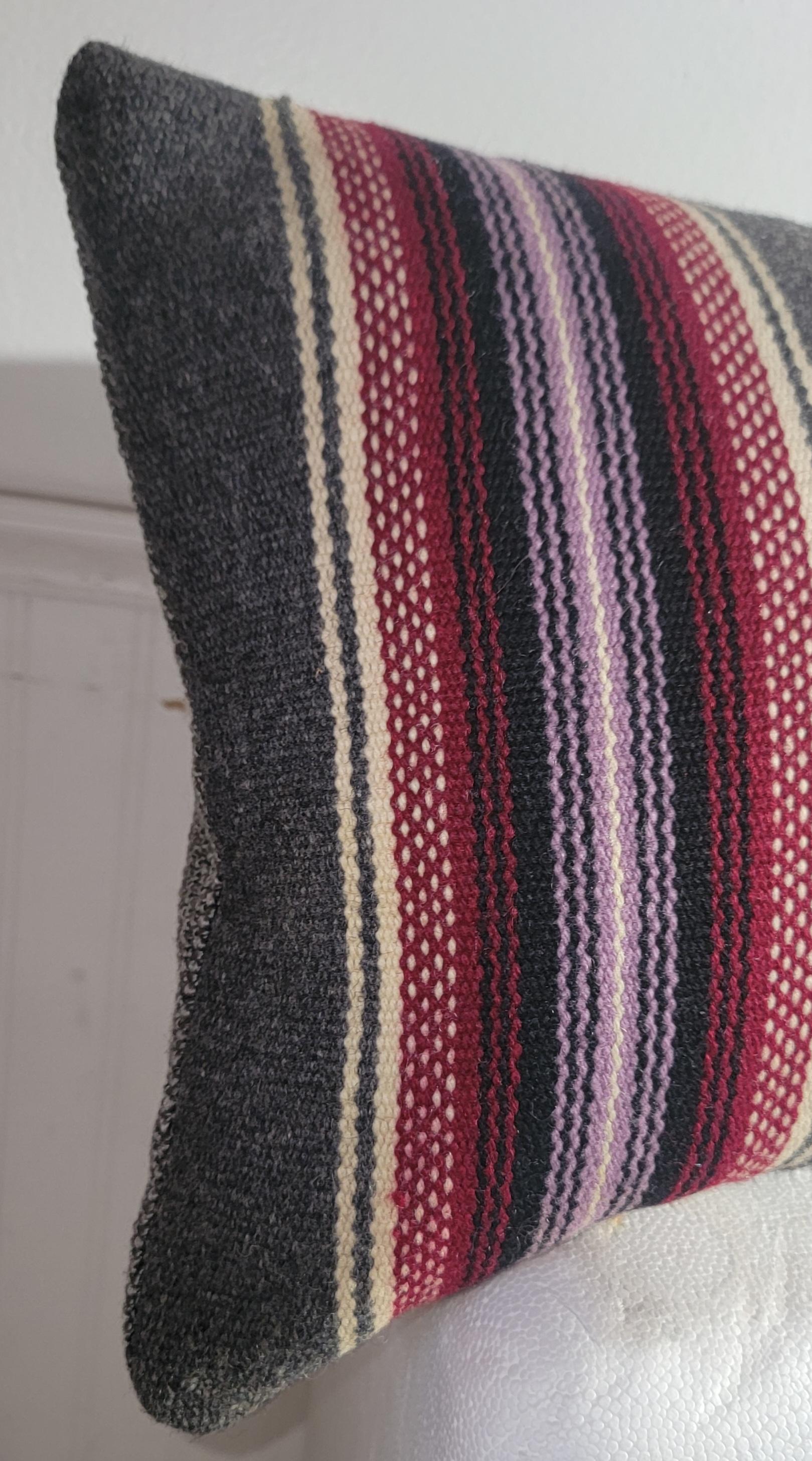 Cojín Serape de lana de los Mexican Indian Estadounidense en venta